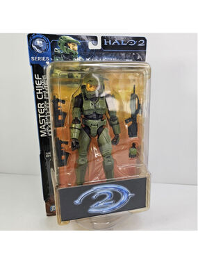 SEALED Halo 2 Master Chief Action Figure Series 1 Joyride Studios 75716A – 2004